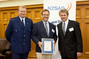 Police Constable Brent Swanson, Tony Delaney and Mark Quickfall